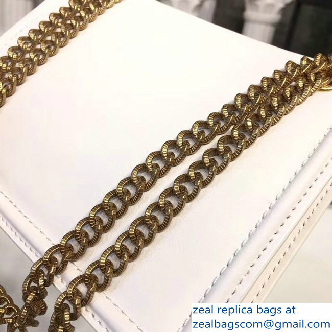 Dolce  &  Gabbana Medium Devotion Shoulder Bag White 2018